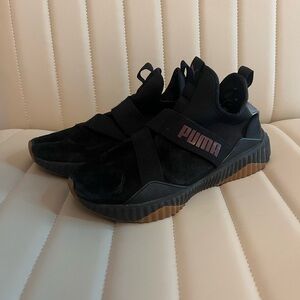 Puma Black and Brown Women's Sneakers